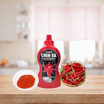 Amazon | CHIN-SU チンス チリソース 520g、5本 □ hot sauce lò